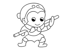 黑神話悟空火爆全球 來看看悟空簡筆畫簡單又好看